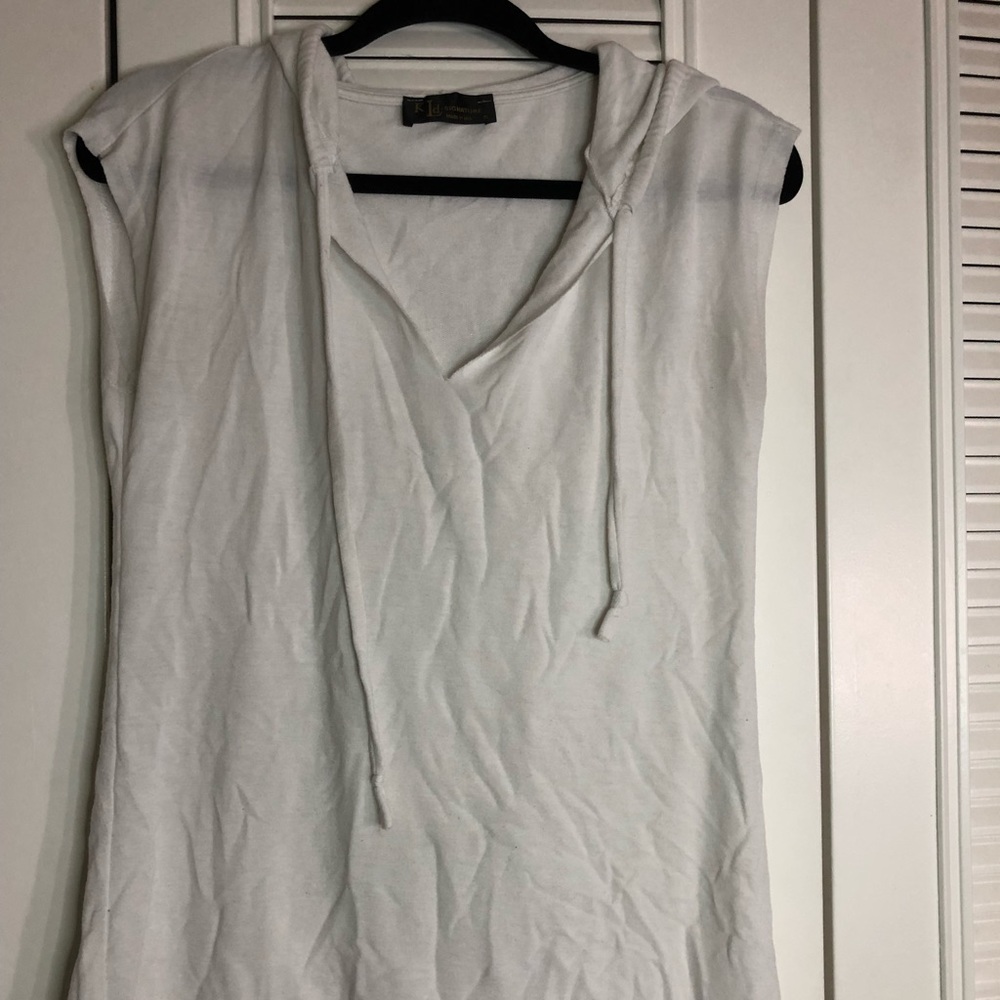 White top with hood